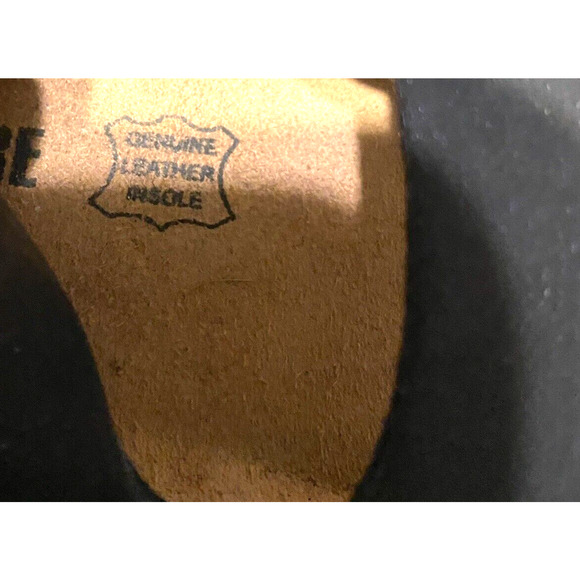 Cushionaire Leather Comfort Fit Sandal Navy Buckled Straps Size 8.5 M Adjustable - Picture 9 of 9